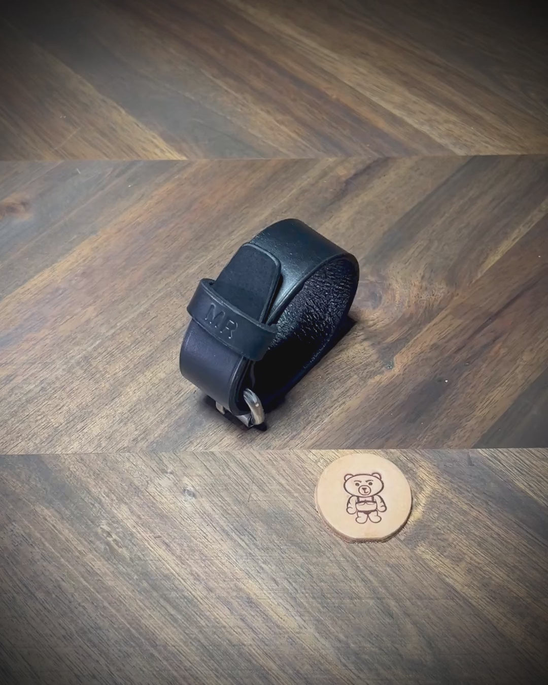 Handmade leather asset.